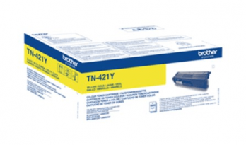 Тонер Brother Тонер-картридж TN-421Y желтый (1800 стр.) для DCP-L8410CDW,